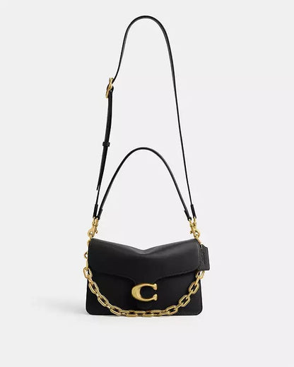 C-O-A-C-H Tabby Chain Shoulder Bag – Premium Women Bag (Black)
