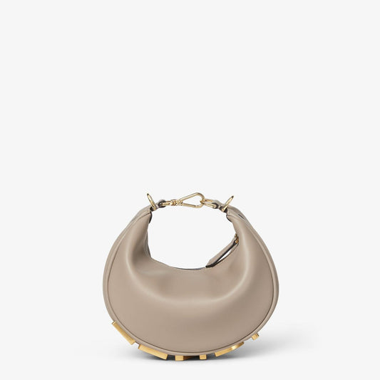 FENDI GRAPHY MINI – Women Bag | Luxury Leather Mini Hobo (Coffee)