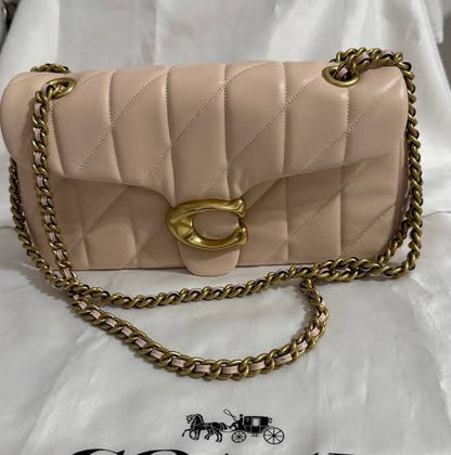 C-O-A-C-H TABBY SHOULDER BAG 26 – Women Bag (Beige)