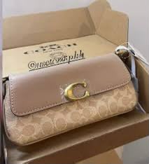 C-O-A-C-H JET SHOULDER BAG – Premium Quality Women Bag | Shoulder & Crossbody Style (Beige)