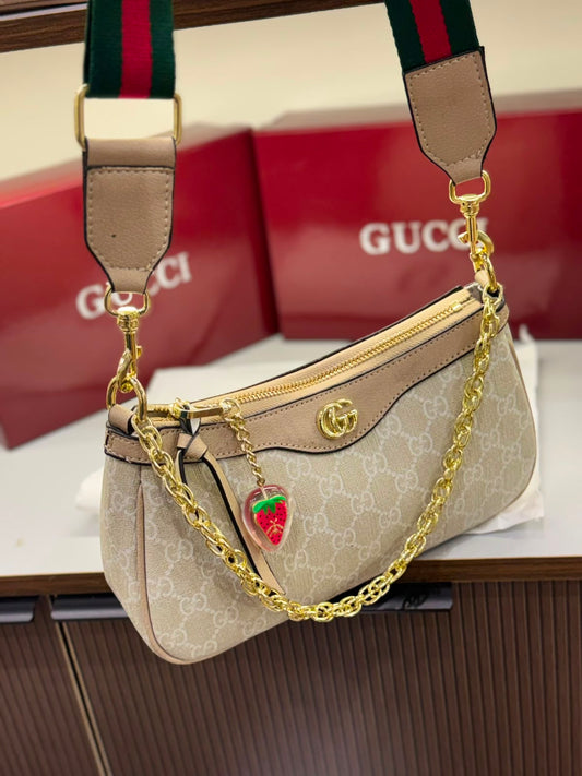 G-U-C-C-I Ophidia Small Shoulder Bag – Premium Women Bag | Beige