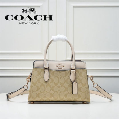 C-O-A-C-H DARCIE CARRYALL BAG – Women Bag (Beige White)