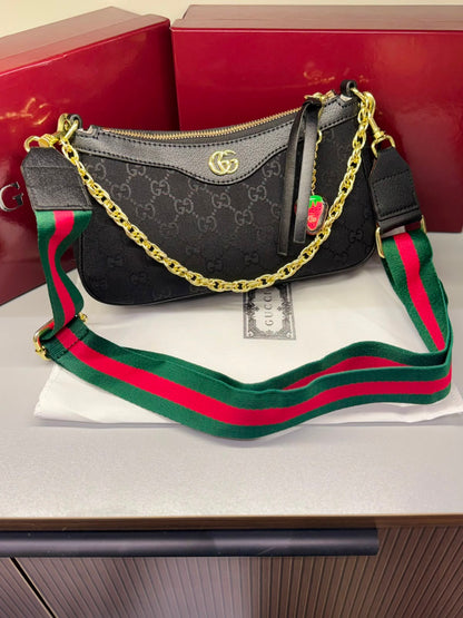 G-U-C-C-I Ophidia Small Shoulder Bag – Premium Women Bag | Black