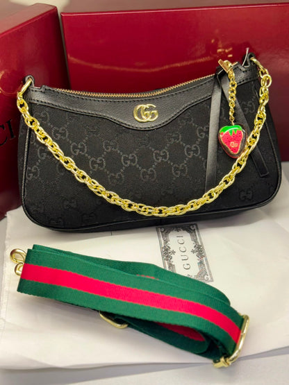 G-U-C-C-I Ophidia Small Shoulder Bag – Premium Women Bag | Black