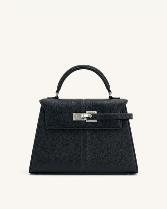 J-W P-E-I Elise Top Handle Regular Size Women Bag – Luxury Edition (Black)