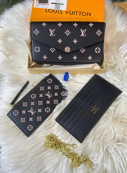 Louis Vuitton Pochette Félicie – Premium Women Bag (Black)