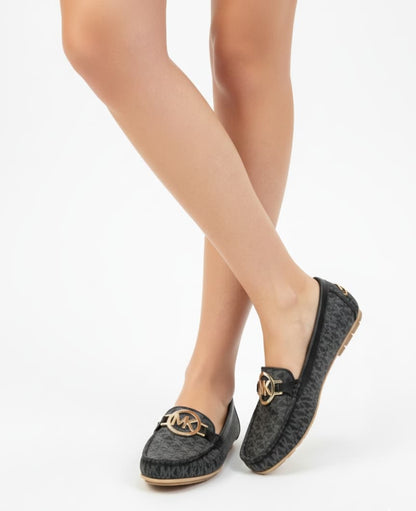 MICHAEL KORS WOMEN LOAFERS – Premium Comfort Footwear (Black)