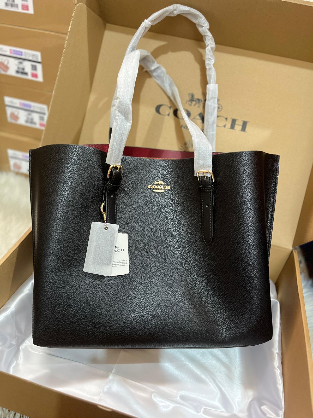 C-O-A-C-H MOLLIE TOTE BAG 34 (CV967) – Women Bag (Black)