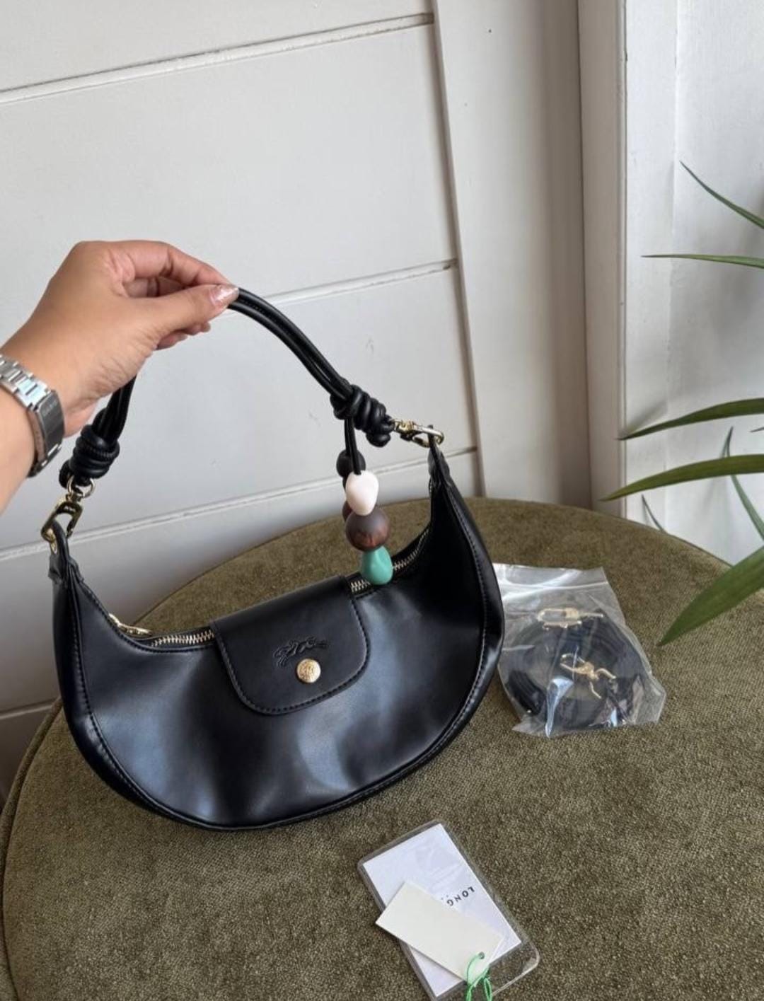 L-O-N-G-C-H-A-M-P Le Pliage Xtra Shoulder Bag M – Master Quality Women Bag (Black)