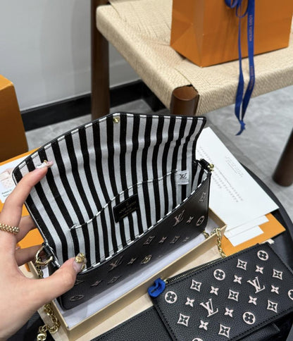 Louis Vuitton Pochette Félicie – Premium Women Bag (Black)