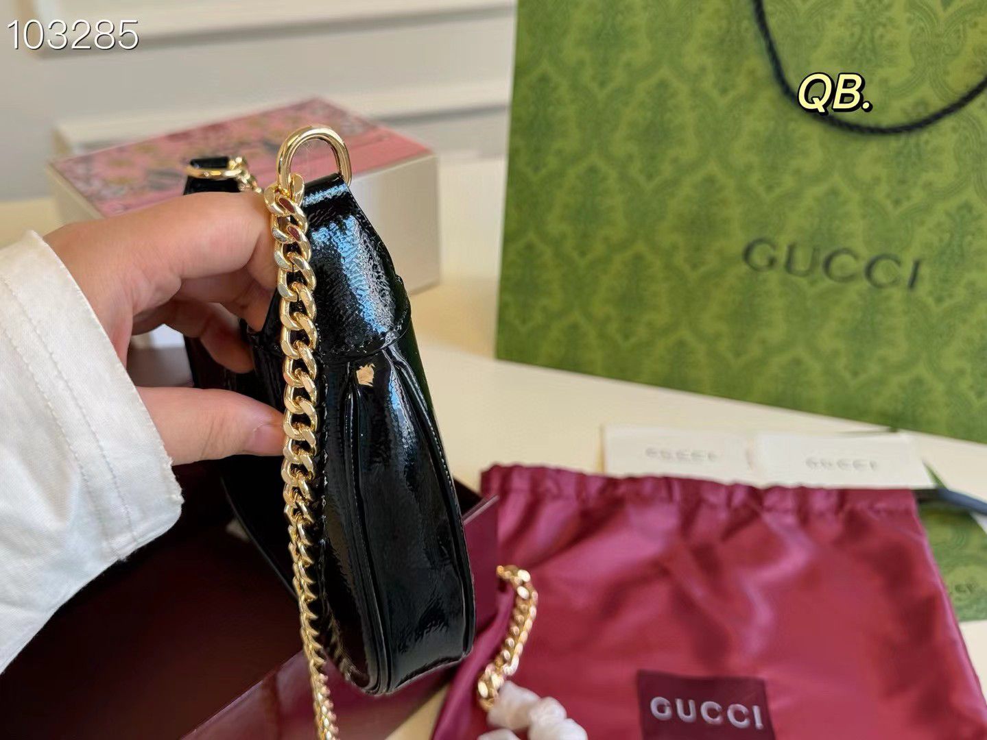 GUCCI JACKIE NOTTE MINI – Women Shoulder Bag (Black)