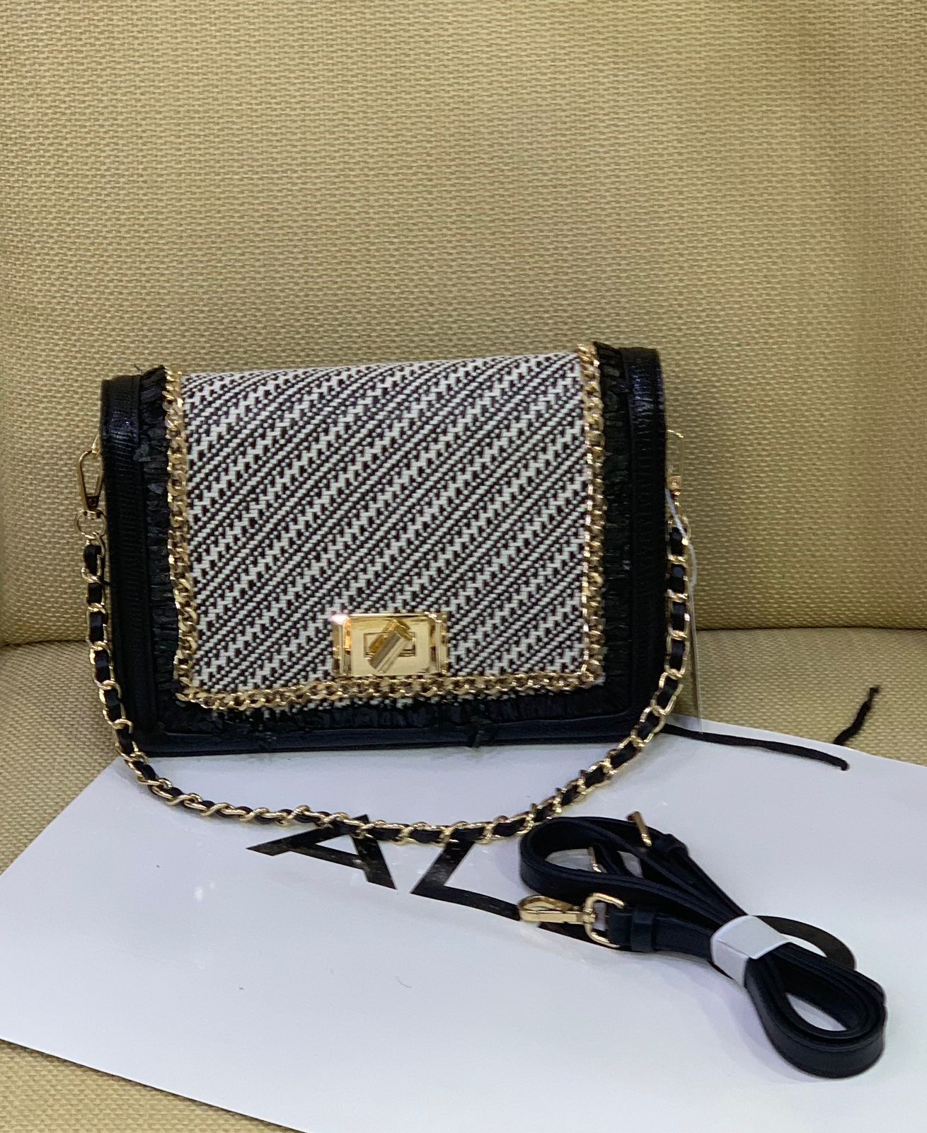 ALDO Crossbody Bag – Master Class | High Quality | Black & White