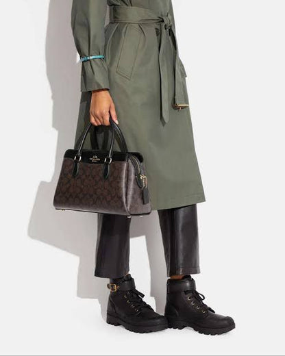 C-O-A-C-H DARCIE CARRYALL BAG – Women Bag (Black Brown)
