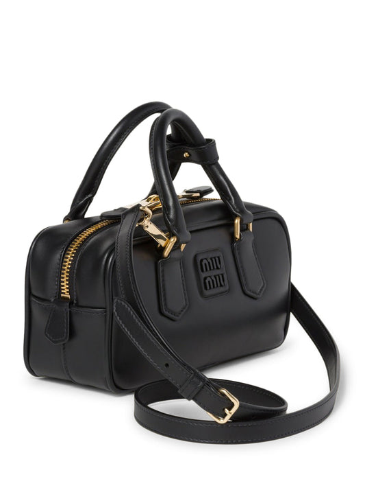 M-I-U M-I-U Arcadie Leather Bag – Premium Women Bag (Black)