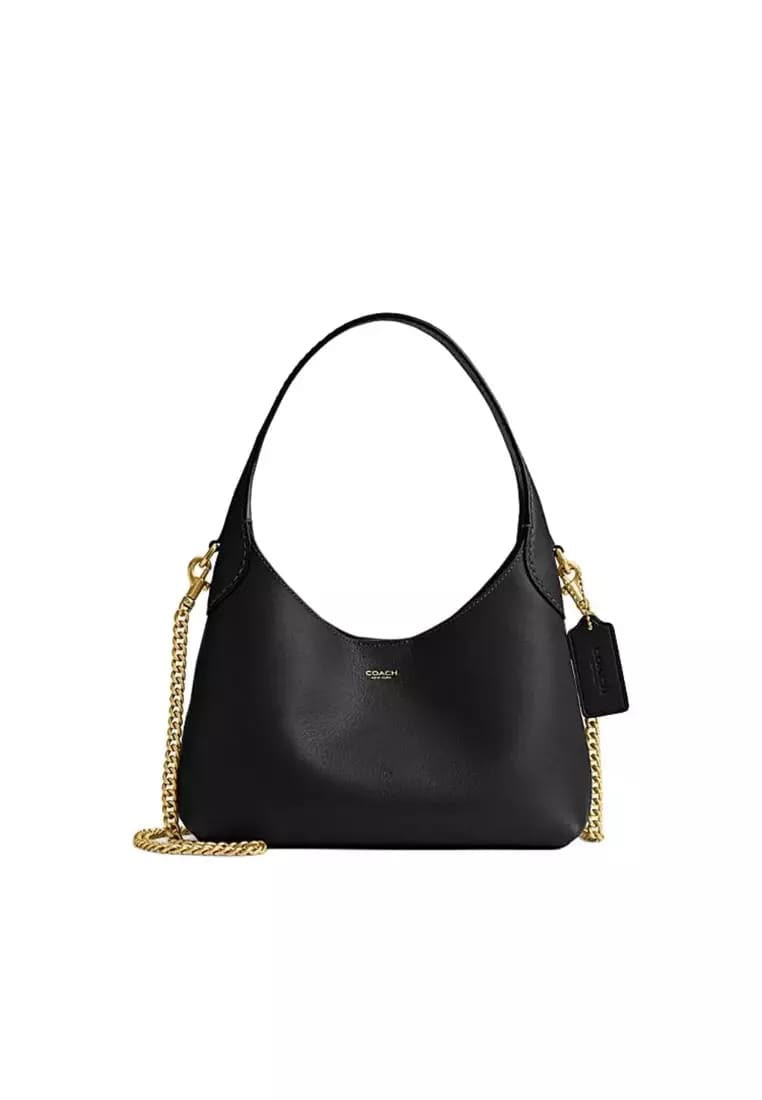 C-O-A-C-H Brooklyn Shoulder Bag 23 – Premium Quality Women Bag | Turkish Import | Complete Brand Box Packaging (Black)