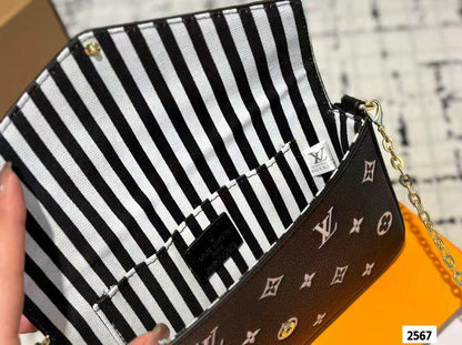 Louis Vuitton Pochette Félicie – Premium Women Bag (Black)