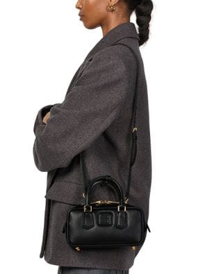 M-I-U M-I-U Arcadie Leather Bag – Premium Women Bag (Black)
