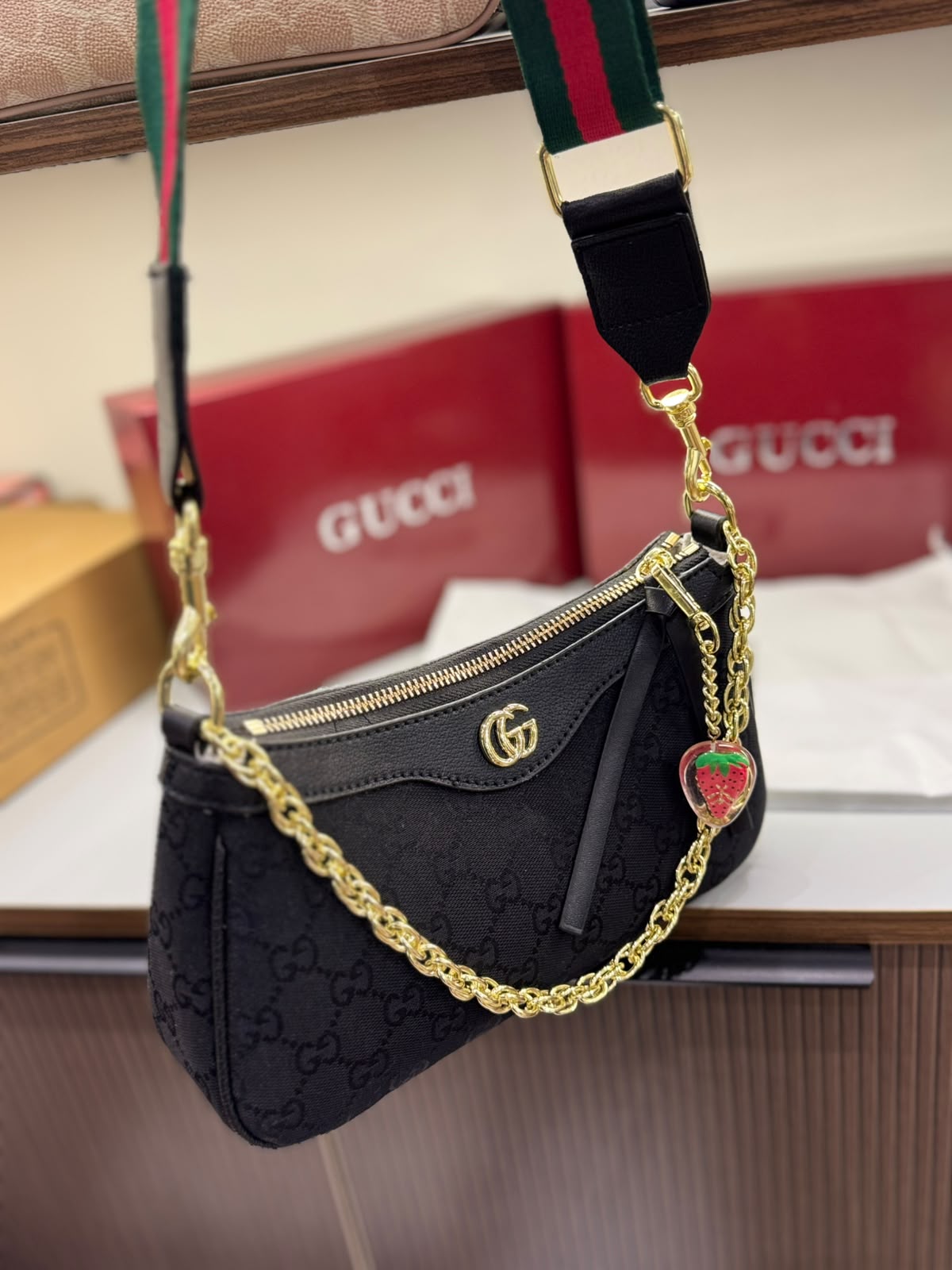 G-U-C-C-I Ophidia Small Shoulder Bag – Premium Women Bag | Black