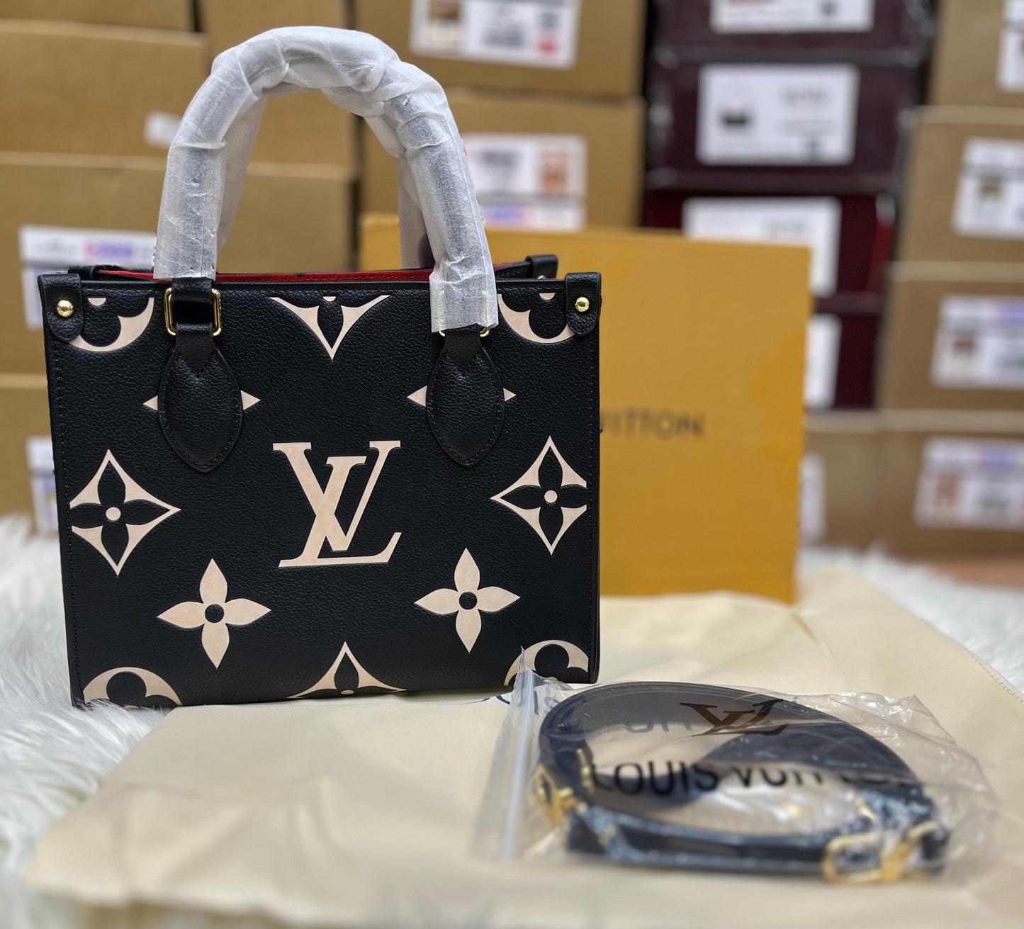 LOUIS VUITTON ONTHEGO PM (SMALL) – Women Bag (Black)