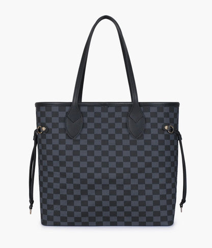LOUIS VUITTON NEVERFULL – Women Tote Bag 2PC Set (Black Design 2)