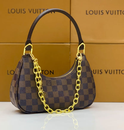 L-O-U-I-S V-U-I-T-T-O-N Catchy PM Handbag – New Design Premium Women Bag (Brown Design A)