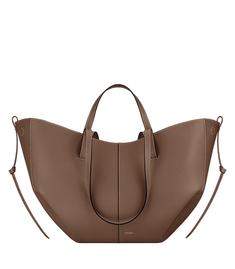 P-O-L-È-N-E CYME EDITION TEXTURED TAUPE – Women Bag (Brown)
