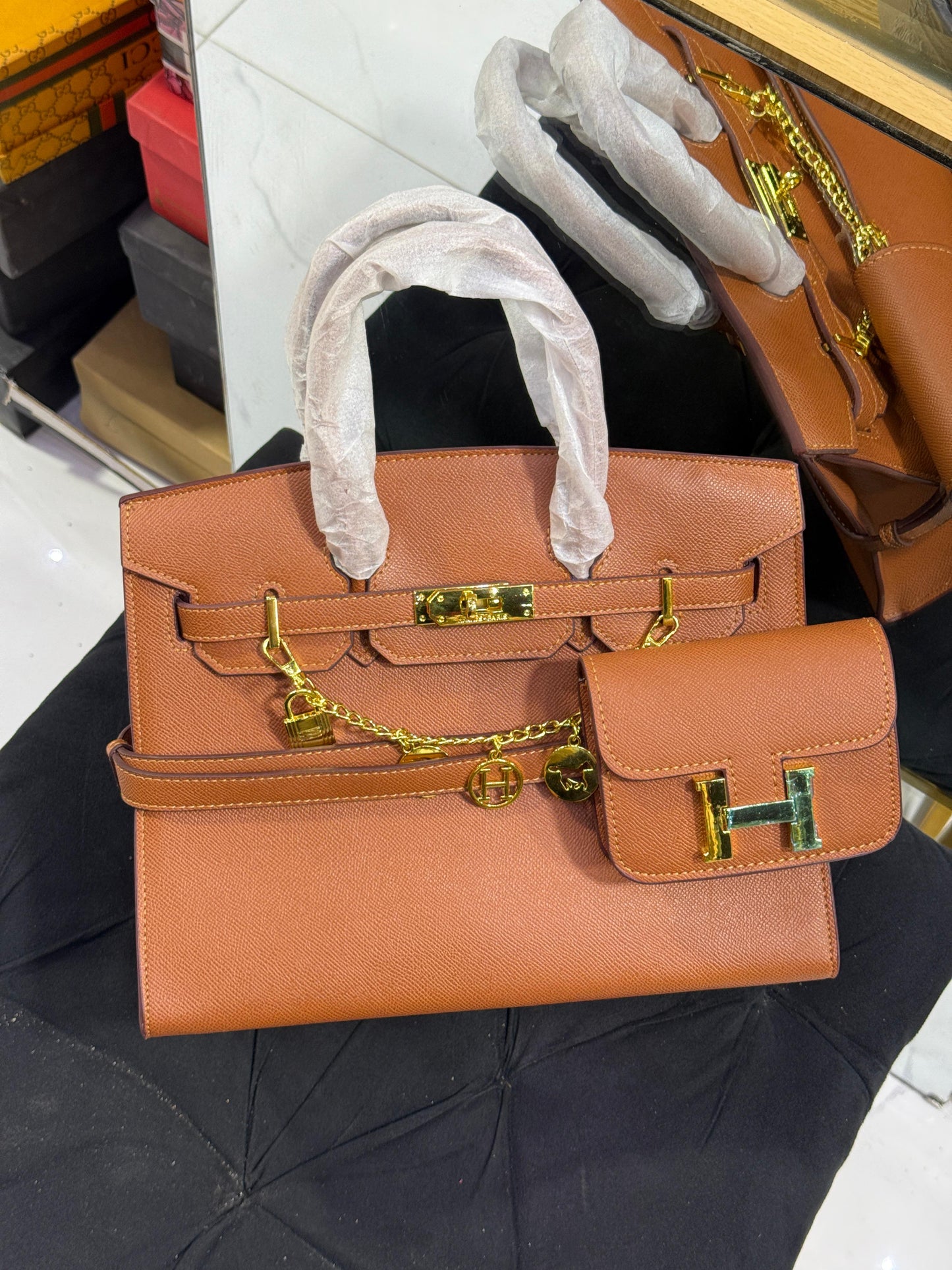 H-E-R-M-E-S Luxury Women Bag – Master Series (Brown)