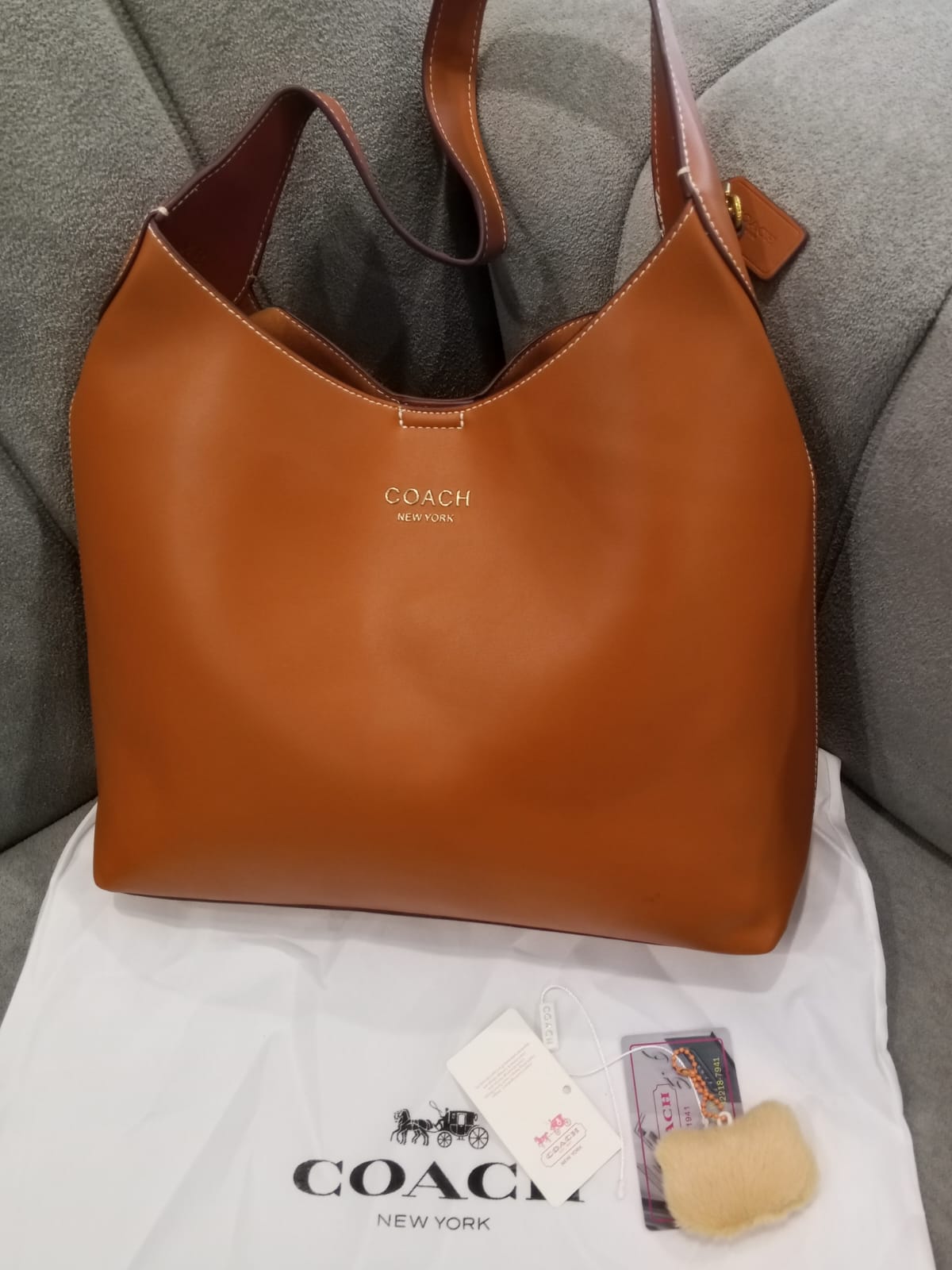 C-O-A-C-H Brooklyn Shoulder Bag – Premium Women Bag (Camel Brown)