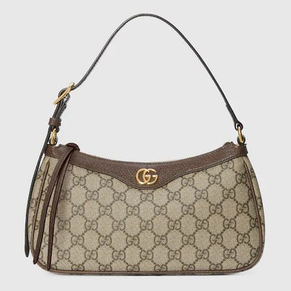 GUCCI OPHIDIA SMALL BAG – Women Bag (Brown Beige)