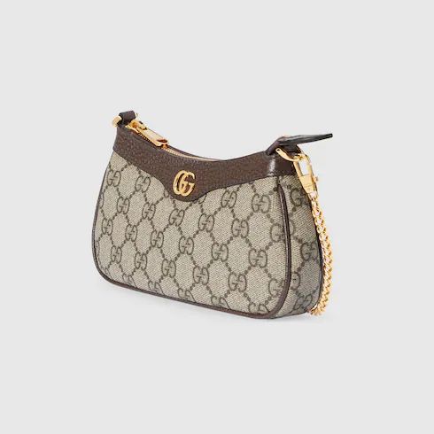GUCCI OPHIDIA SMALL BAG – Women Bag (Brown Beige)