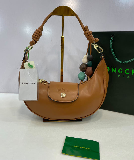 L-O-N-G-C-H-A-M-P Le Pliage Xtra Shoulder Bag M – Master Quality Women Bag (Brown)