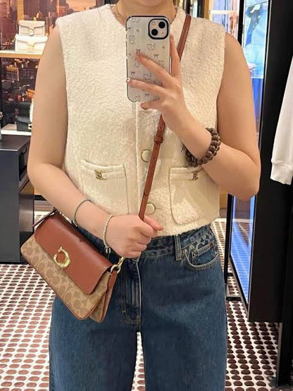 C-O-A-C-H JET SHOULDER BAG – Premium Quality Women Bag | Shoulder & Crossbody Style (Brown)