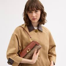 C-O-A-C-H JET SHOULDER BAG – Premium Quality Women Bag | Shoulder & Crossbody Style (Brown)