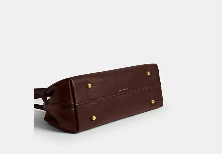 C-O-A-C-H Empire Carryall Women Bag – Vintage Luxe Edition (Maroon)