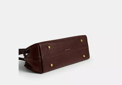 C-O-A-C-H Empire Carryall Women Bag – Vintage Luxe Edition (Maroon)