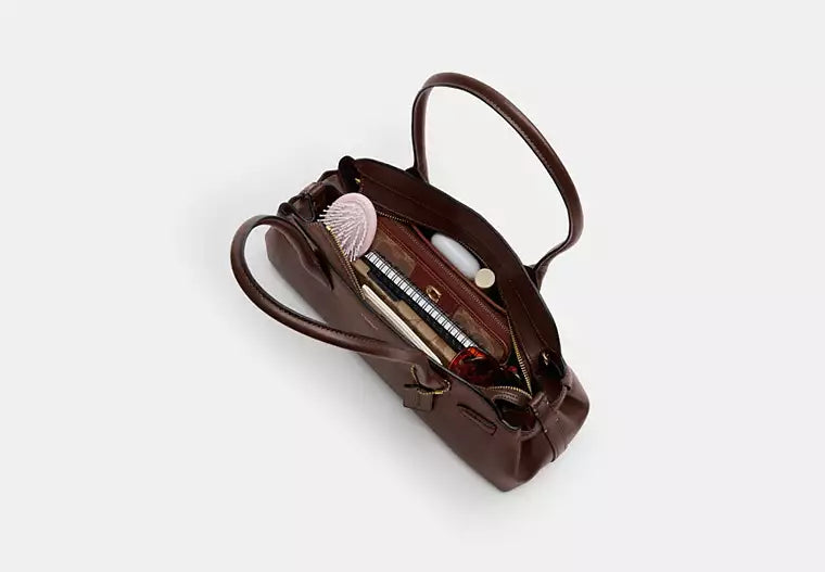 C-O-A-C-H Empire Carryall Women Bag – Vintage Luxe Edition (Maroon)
