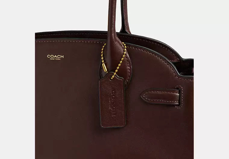 C-O-A-C-H Empire Carryall Women Bag – Vintage Luxe Edition (Maroon)