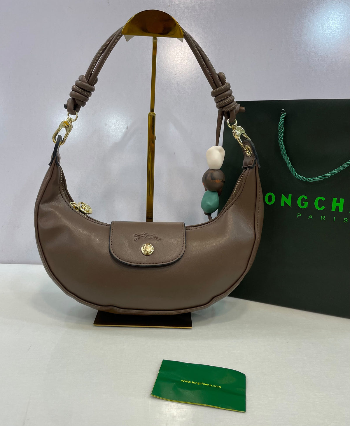 L-O-N-G-C-H-A-M-P Le Pliage Xtra Shoulder Bag M – Master Quality Women Bag (Coffee)