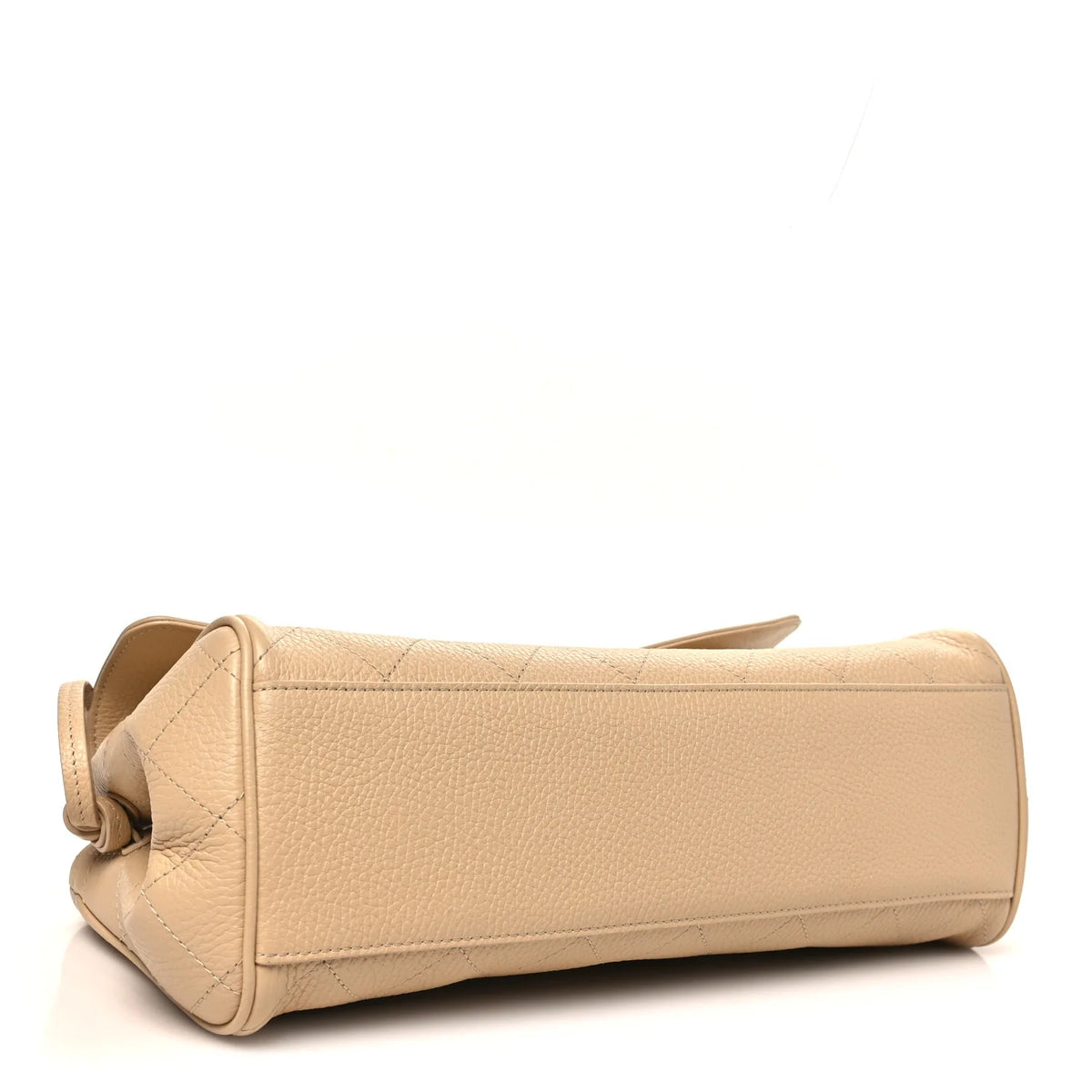 C-H-A-N-E-L Grained Calfskin Stitched Urban Essentials Shopping Bag | Gold Hardware | Luxury Women Bag (Cream)