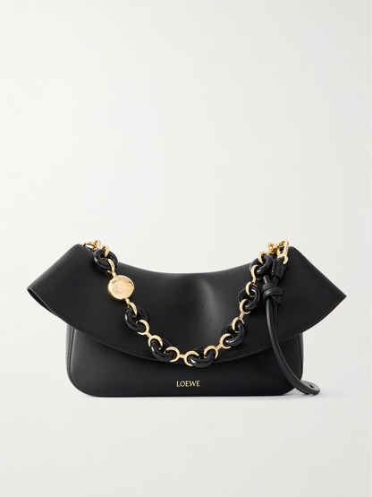 L-O-E-W-E Ola Medium Shoulder Women Bag – Modern Luxe Edition (Black)