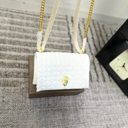 B-V-L-G-A-R-I Serpenti Sugarloaf Quilted Shoulder Bag – Master Quality | Box Packaging | White