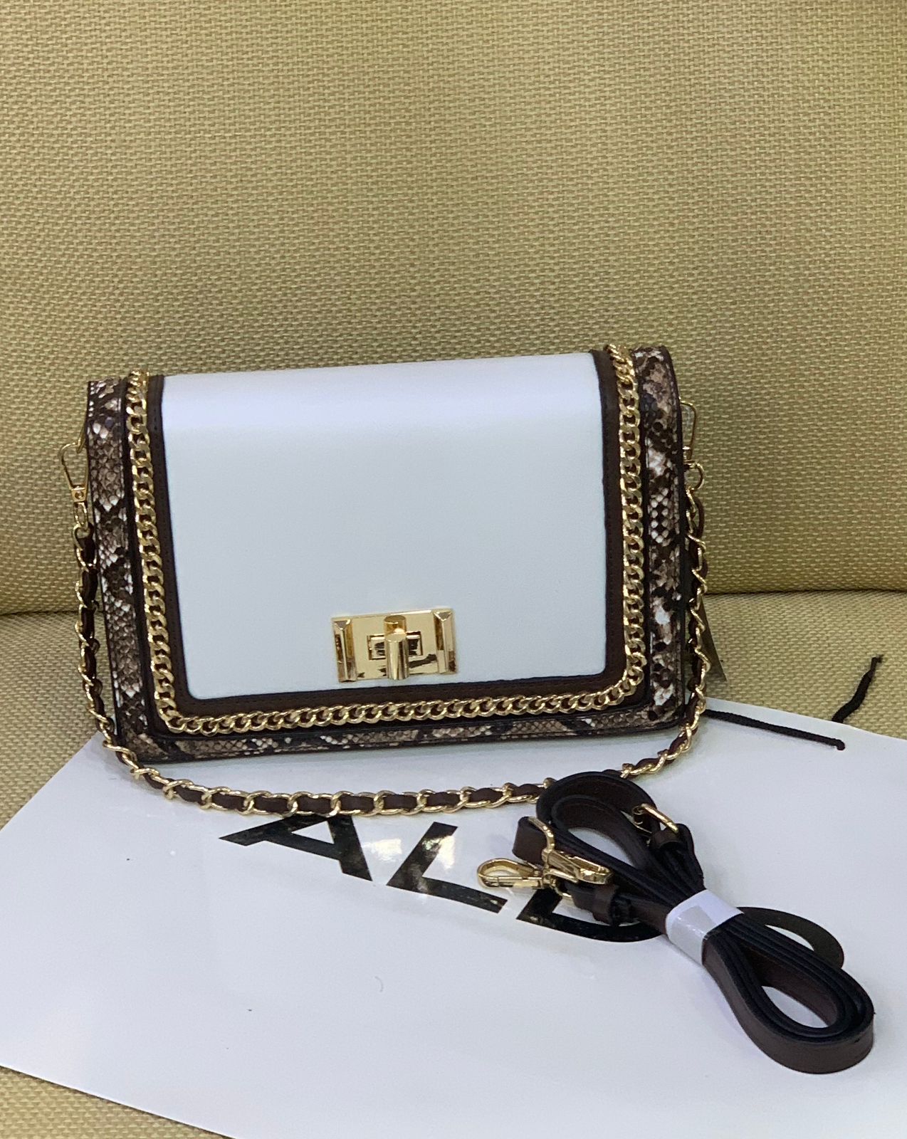 ALDO Crossbody Bag – Master Class | High Quality | White Design G