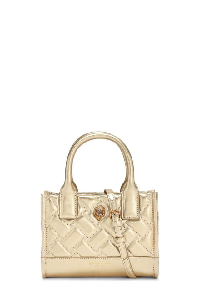 K-U-R-T G-E-I-G-E-R London Small Recycled Shopper Bag – Premium Women Bag (Golden)