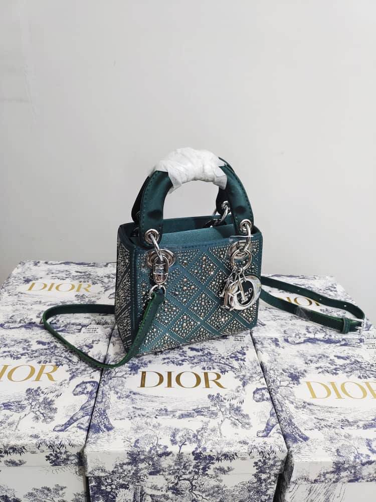 Christian Dior Lady Dior Mini – Luxury Women Bag (Green)