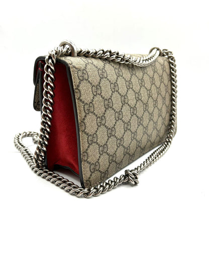 G-U-C-C-I Dionysus GG Supreme Mini Crossbody Bag – Signature Luxe Women Bag (Red))