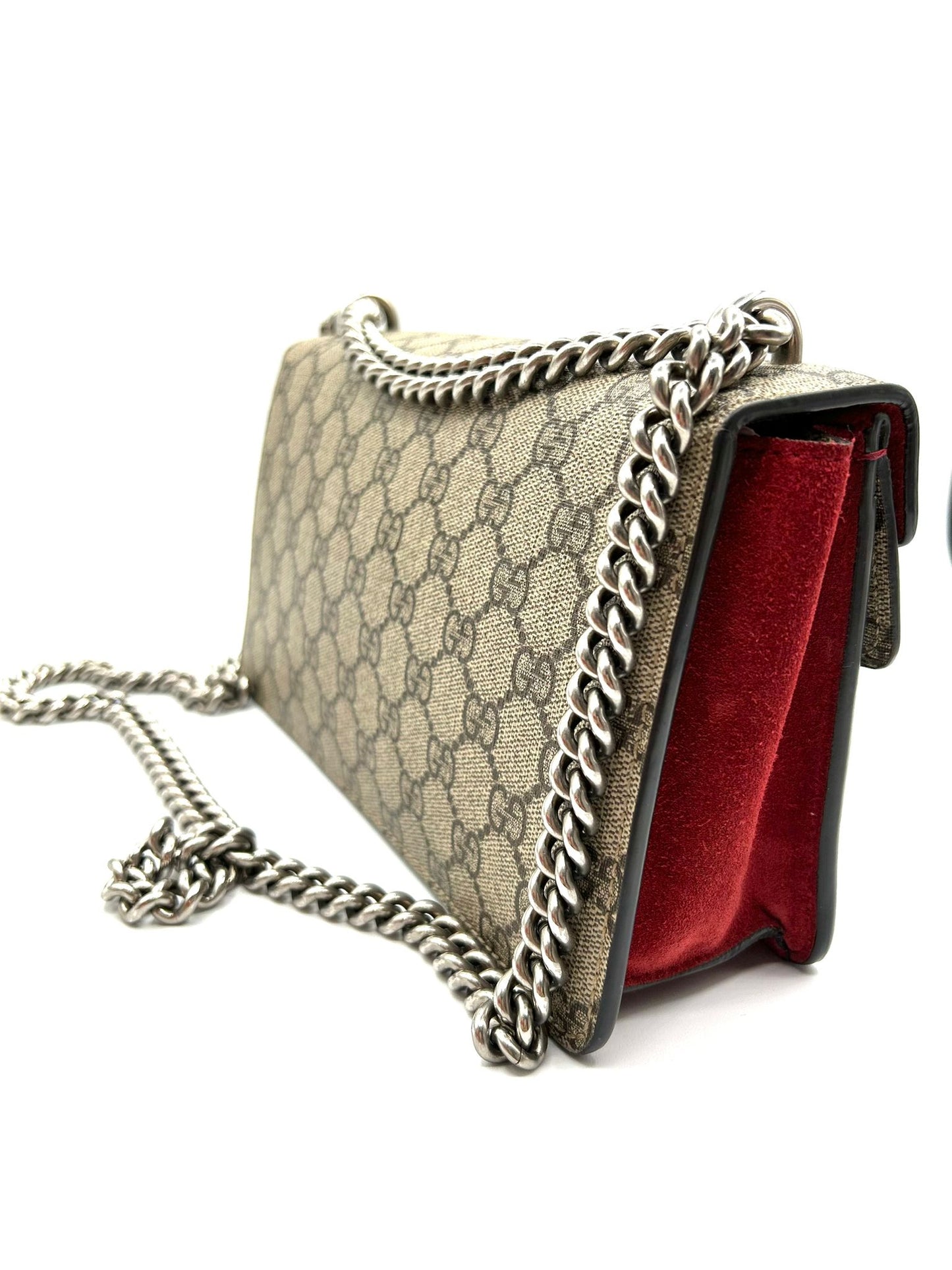 G-U-C-C-I Dionysus GG Supreme Mini Crossbody Bag – Signature Luxe Women Bag (Red))