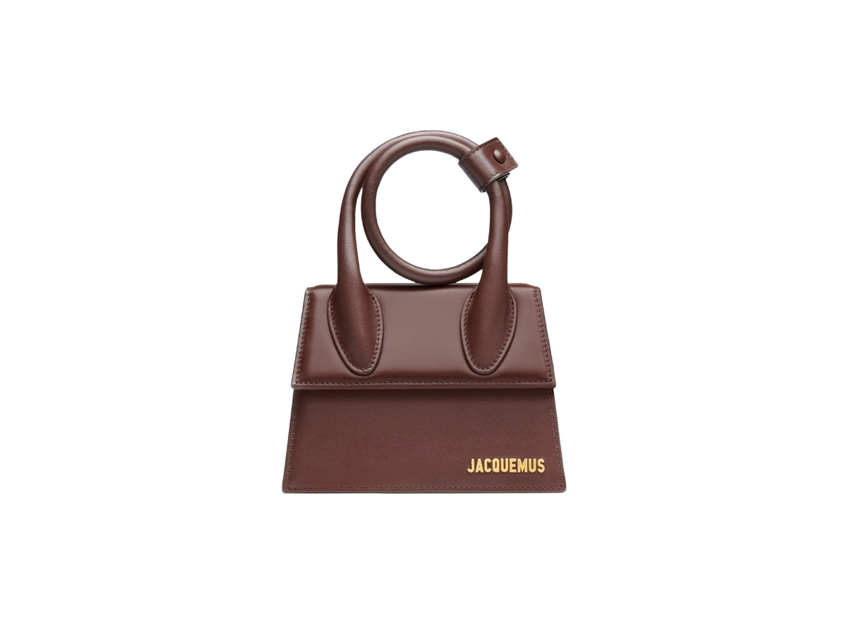 J-A-C-Q-U-E-M-U-S Le Grand Chiquito Tote – Luxe Mini Statement Women Bag (Brown-1)