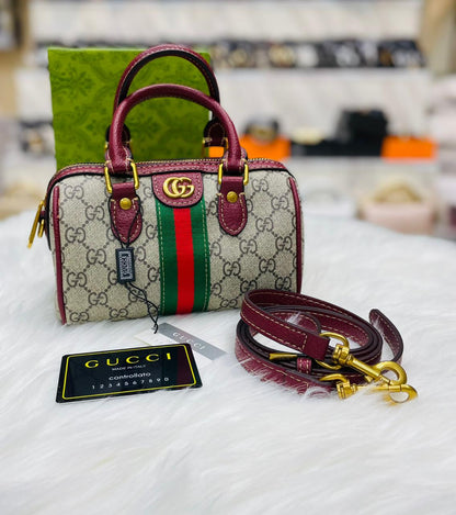 G-U-C-C-I MASTER QUALITY DESIGNER – Women Bag (Maroon)