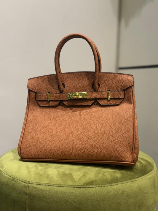 H-E-R-M-E-S B-I-R-K-I-N-S Luxury Structured Tote Women Bag – New Stock 2026 | (Mustard)