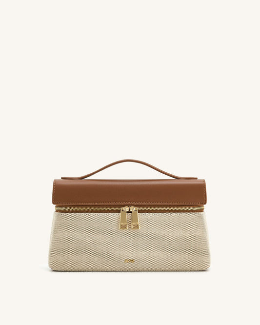 JW PEI WOMEN’S THEA TOP HANDLE BAG – Women Bag (Off White Brown)